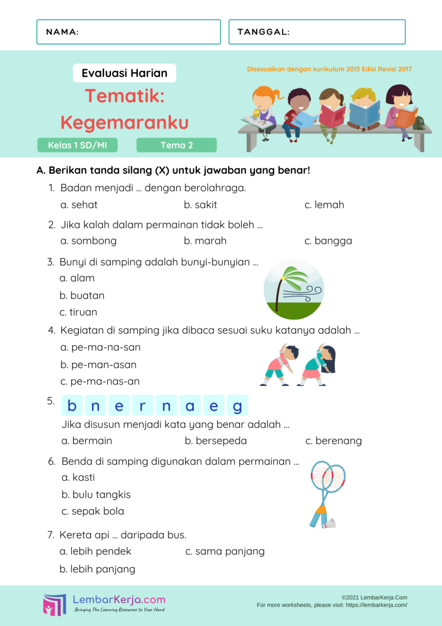 Ternyata Ini Rahasia Jawaban Soal Kelas 3 Tema 6 Subtema 1 di 2026 yang Jarang Diketahui