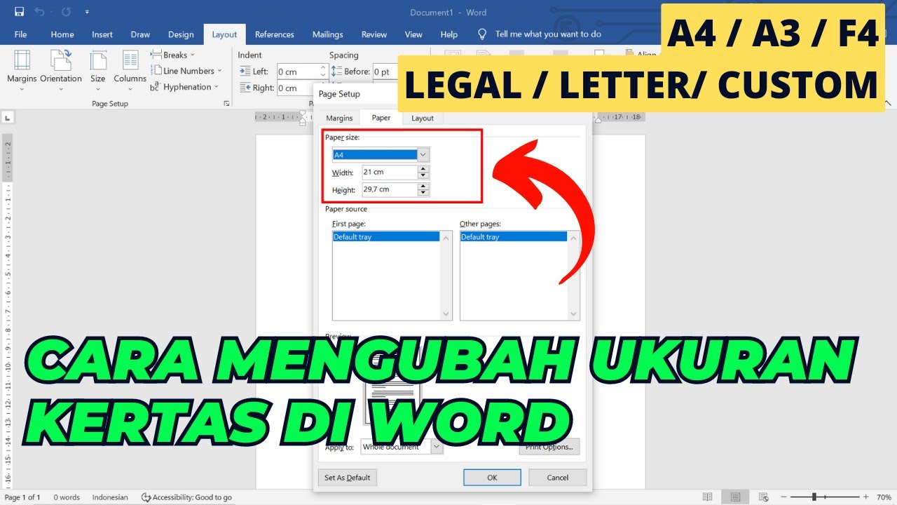 Mengatasi Misteri Mengapa Word Enggan Mengubah Kertas Legal Menjadi A4 Mengatasi Misteri Mengapa Word Enggan Mengubah Kertas Legal Menjadi A4