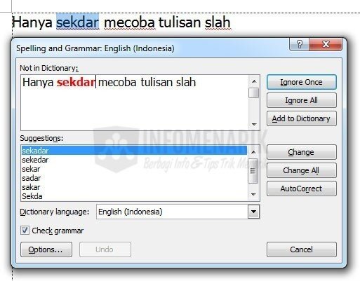 Terungkap Penyebab Ejaan Berubah di Word yang Selama Ini Mengganggu Penulisan Anda Terungkap Penyebab Ejaan Berubah di Word yang Selama Ini Mengganggu Penulisan Anda