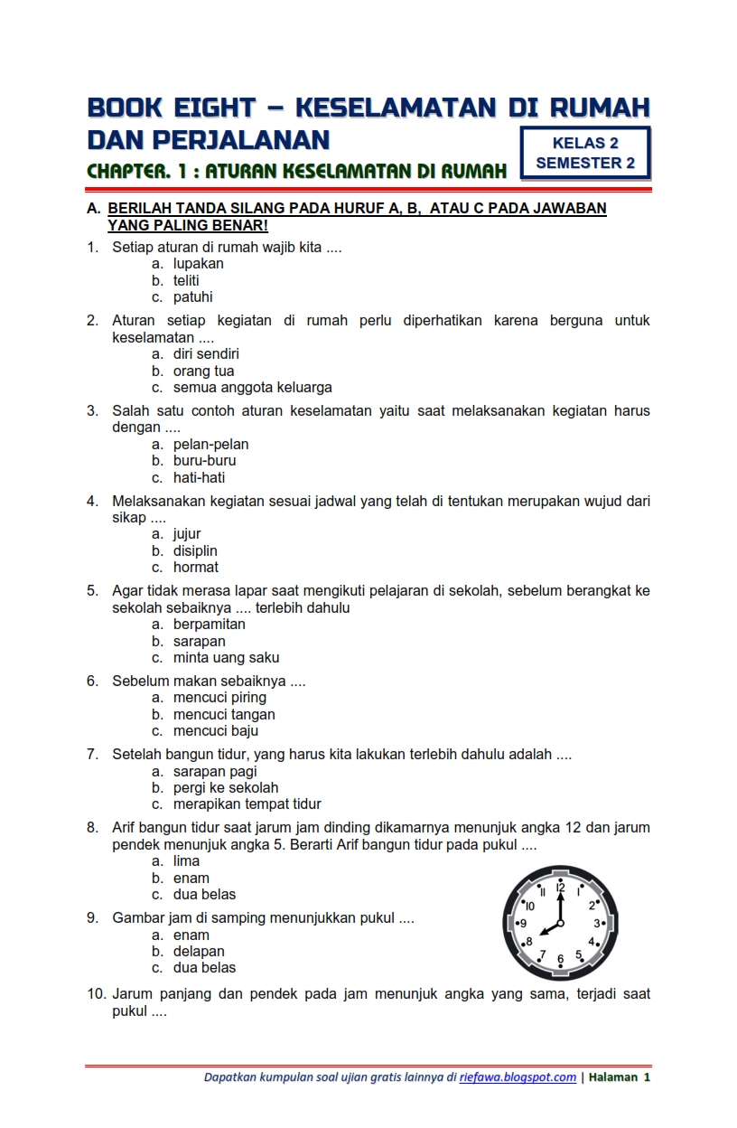 Terbukti 7 Contoh Soal Kelas 2 Tema 8 Subtema 1 yang Membuat Anak Paham Sebelum Ujian Terbukti 7 Contoh Soal Kelas 2 Tema 8 Subtema 1 yang Membuat Anak Paham Sebelum Ujian