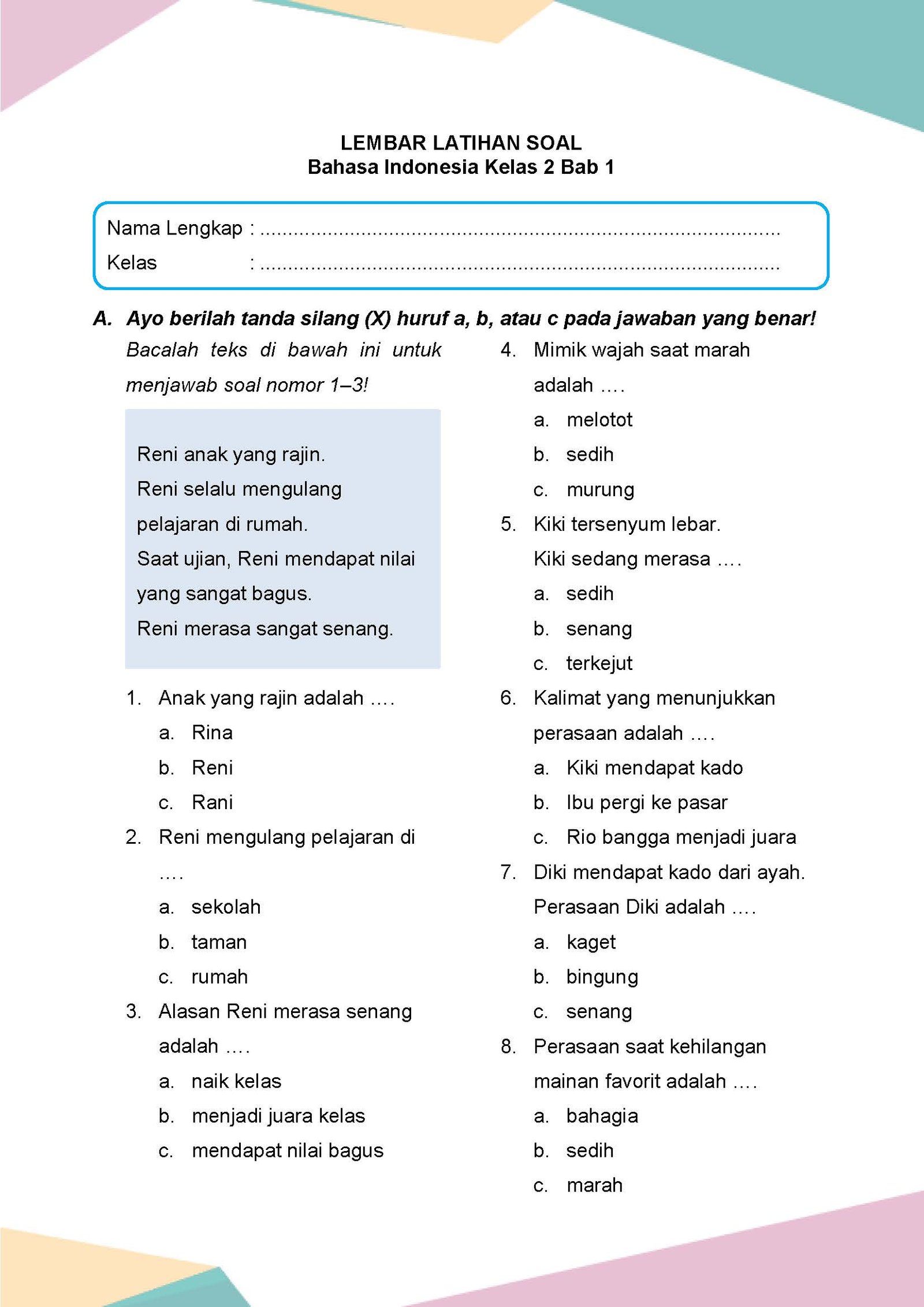 Rahasia Jawab Cepat soal bahasa indonesia tematik 1 kelas 2 semester 1 agar Nilai Maksimal Rahasia Jawab Cepat soal bahasa indonesia tematik 1 kelas 2 semester 1 agar Nilai Maksimal