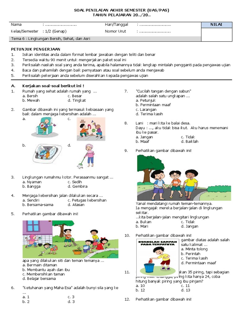 Rahasia Skor Tinggi Kerjakan Soal Bahasa Indonesia Tema 6 Kelas 1 K13 Ternyata Mudah Rahasia Skor Tinggi Kerjakan Soal Bahasa Indonesia Tema 6 Kelas 1 K13 Ternyata Mudah